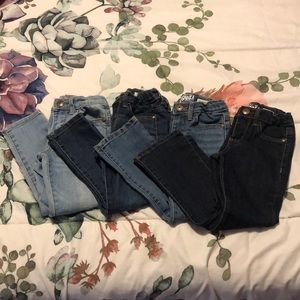 OshKosh Bgosh Toddler Girls Jeans Bundle